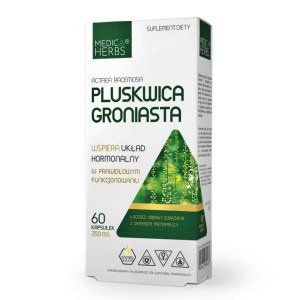 Medica Herbs PLUSKWICA GRONIASTA 350mg - 60 kapsułek