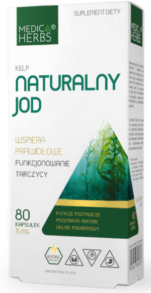 Medica Herbs Naturalny Jod 15mg 80 kapsułek