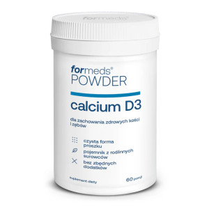 ForMeds Powder calcium D3 Cytrynian wapnia Wit D3 - 60 porcji
