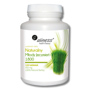 Aliness Młody Jęczmień Naturalny 1800 450 g 120 tabletek