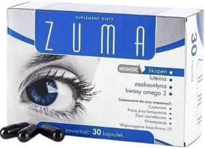 S-LAB ZUMA Likopen luteina zeaksantyna Omega 3 30 kapsułek