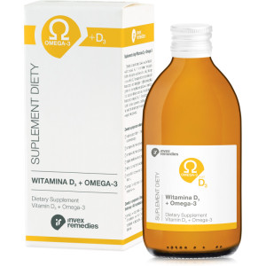 Invex Remedies WITAMINA D3 + OMEGA 3 300ml