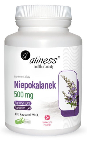 Aliness Niepokalanek 500 mg 100 kapsułek Vitex 100 kapsułek vege