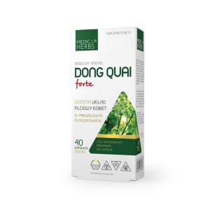 Medica Herbs DONG QUAI FORTE ekstrakt - Biały Żeń-szeń - 40 kapsułek