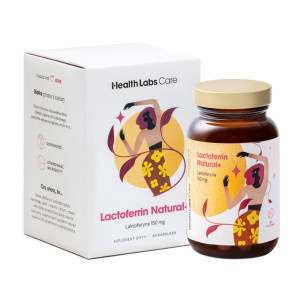 Health Labs Care Lactoferrin Natural+ LAKTOFERYNA - 30 kapsułek