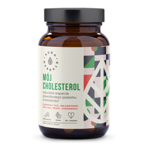 Aura Herbals MÓJ CHOLESTEROL MONAKOLINA prawidłowy poziom 60 kapsułek