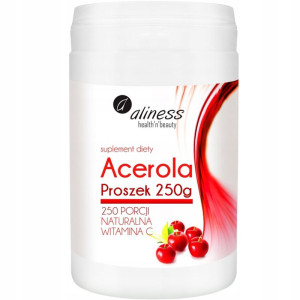 Aliness Acerola proszek 250 g naturalna witamina C