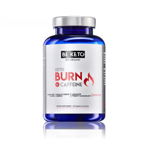 BE KETO Keto Burn z Kofeiną - spalacz tłuszczu - 180 kapsułek