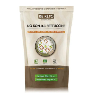 BE KETO Makaron Konjac Fettuccine 320g zero kalorii niskie IG