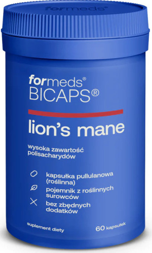 ForMeds BICAPS LION'S MANE Soplówka jeŻowata - 60 kapsułek