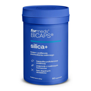 ForMeds BICAPS SILICA+ Krzem - Ekstrakt ze skrzypu polnego i bambusa - 60 kapsułek
