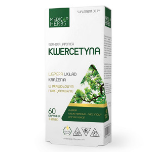 Medica Herbs Kwercetyna - wyciąg z pąków Sophora japonica - 60 kapsułek