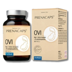 ForMeds PRENACAPS OVI - Myo-inozytol oraz chiro-inozytol + N-acetylocysteina - 30 porcji w proszku