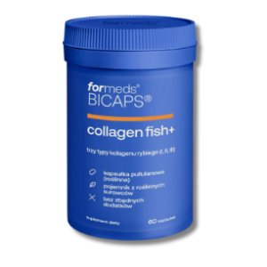 ForMeds BICAPS COLLAGEN FISH+ Kolagen rybi + Kwas hialuronowy + Chondroityna + Glukozamina - 60 kapsułek