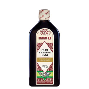 BIOOIL Olej z pestek dyni tłoczony tradycyjnie 500 ml
