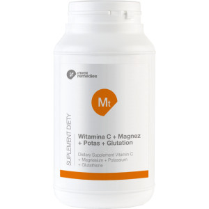 Invex Remedies WITAMINA C + MAGNEZ + POTAS + GLUTATION 450g