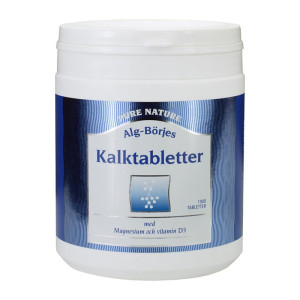 Alg-Borje Kalktabletter WAPŃ magnez D3 jod ALGI BRUNATNE 1000 tabletek