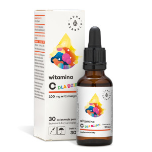 Aura Herbals Witamina C dla dzieci - 100mg - krople - 30ml