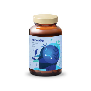 Health Labs Care MemoryMe - Wsparcie pamięci i koncentracji - 60 kapsułek Bacopa Gotu Kola