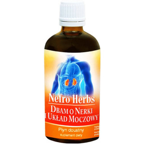 Inwent Herbs NEFRO HERBS Dbam o Nerki i Układ Moczowy PŁYN DOUSTNY- suplement diety- 100 ml