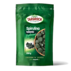Targroch SPIRULINA 250 g tabletki (ca.1000szt.) Algi - suplement diety