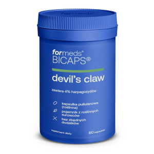 ForMeds BICAPS DEVIL'S CLAW Diabelski PAZUR Czarci pazur - suplement diety - 60 kapsułek