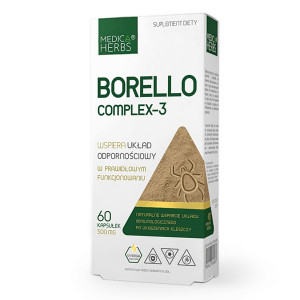 Medica Herbs BORELLO Complex-3 borelioza - 500mg - 60 kapsułek