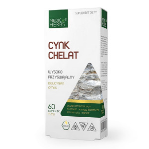 Medica Herbs Cynk Chelat - 60 kapsułek
