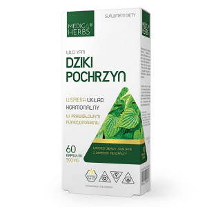 Medica Herbs DZIKI POCHRZYN 500mg - 60 kapsułek