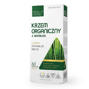 Medica Herbs Krzem Organiczny z bambusa 350mg 60 kapsułek