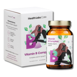 Health Labs Care Vitamin B Complex - Kompleks Witamin z grupy B - 60 kapsułek