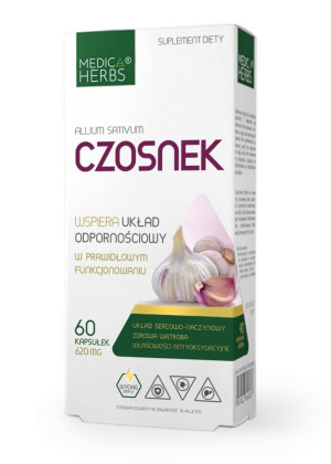 Medica Herbs CZOSNEK - 620mg - 60 kapsułek