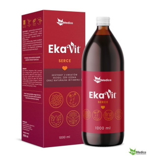 EkaMedica EKAVIT Serce - 1L Witamina C , Żeń Szeń, wyciągi owocowe