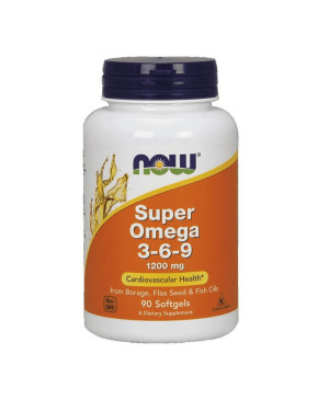 NOW Foods OMEGA 3-6-9 SUPER (1200mg) 90 kapsułek