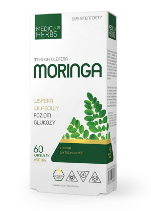 Medica Herbs MORINGA oleifera - suplement diety - 60 kapsułek