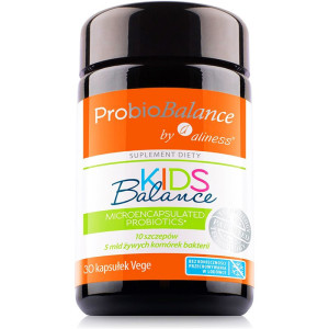 Aliness ProbioBalance Kids Balance 5 mld 30 kapsułek vege prebiotyk probiotyk dla dzieci