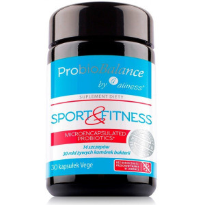 Aliness ProbioBalance Sport & Fitness Balance 30 mld 30 kapsułek vege prebiotyk probiotyk dla sportowców