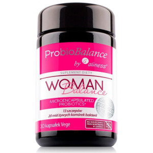 Aliness ProbioBalance Woman Balance 20 mld 30 kapsułek vege prebiotyk probiotyk dla kobiet