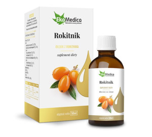 EkaMedica ROKITNIK Olej Rokitnikowy 50ml olej z rokitnika. Suplement diety