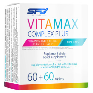SFD VITAMAX COMPLEX PLUS WITAMINY I MINERAŁY 60 + 60 tabletek