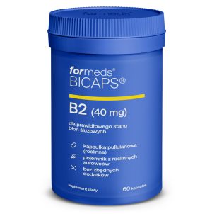 ForMeds BICAPS B2 Witamina B2 - Ryboflawina - 60 kapsułek