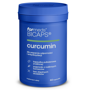 ForMeds BICAPS CURCUMIN KURKUMINA kurkuma + piperyna - suplement diety - 60 kapsułek