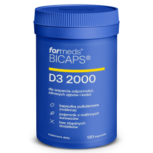 ForMeds BICAPS D3 2000 IU Witamina D 120 kapsułek