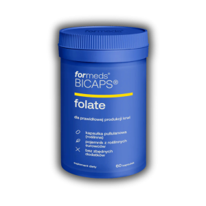 ForMeds BICAPS FOLATE foliany inulina 60 kapsułek - suplement diety
