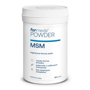 ForMeds POWDER MSM SIARKA organiczna STAWY chrząstka 90 porcji