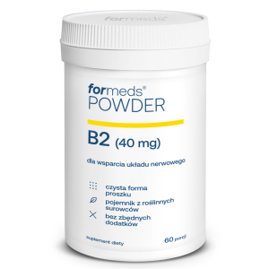ForMeds POWDER B2 - RYBOFLAWINA Witamina - 60 porcji- suplement diety