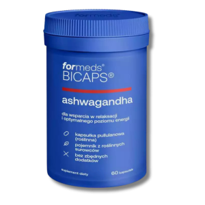 ForMeds BICAPS ASHWAGANDHA EKSTRAKT - 60 kapsułek - suplement diety