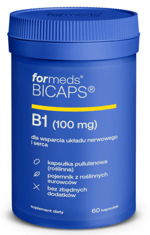 ForMeds BICAPS B1 Witamina B1 TIAMINA układ nerwowy