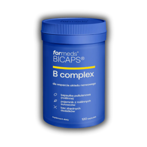 ForMeds BICAPS B COMPLEX - Kompleks witamin z grupy B METYLO - 120 kapsułek