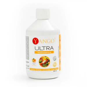 YANGO ULTRA MULTIWITAMINA Witaminy i Minerały w PŁYNIE o smaku pomarańczowym - suplement diety - 500ml